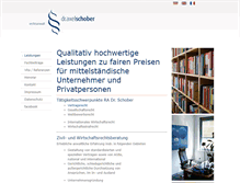 Tablet Screenshot of dr-schober.de